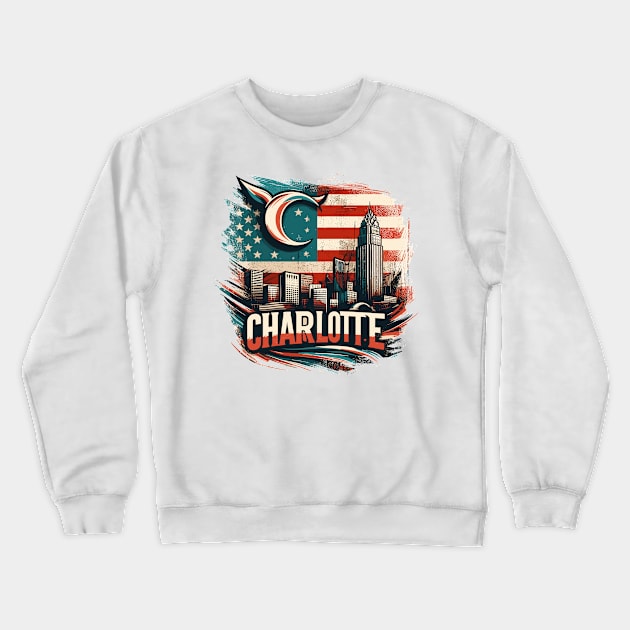 Charlotte Crewneck Sweatshirt by Vehicles-Art